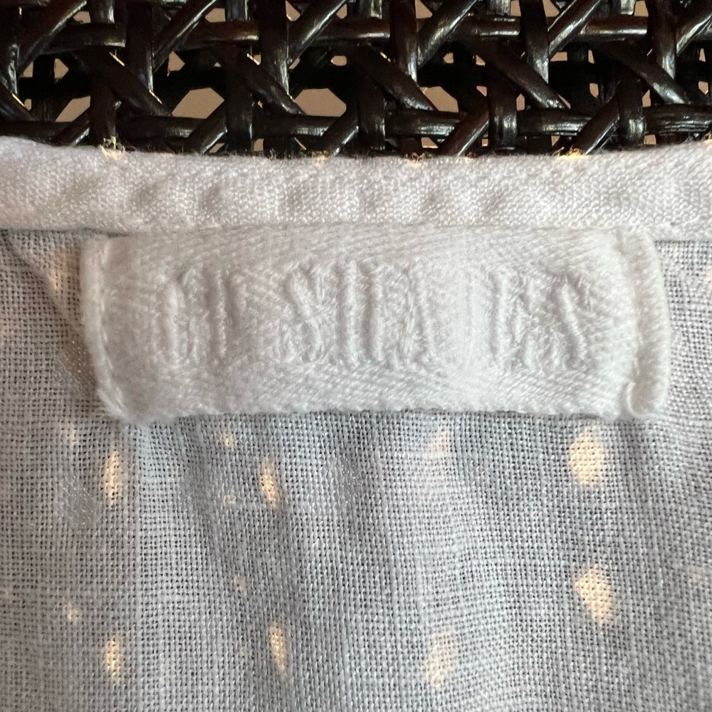 CP Shades LINEN t-shirt DRESS with pockets Medium white - Picture 2 of 5